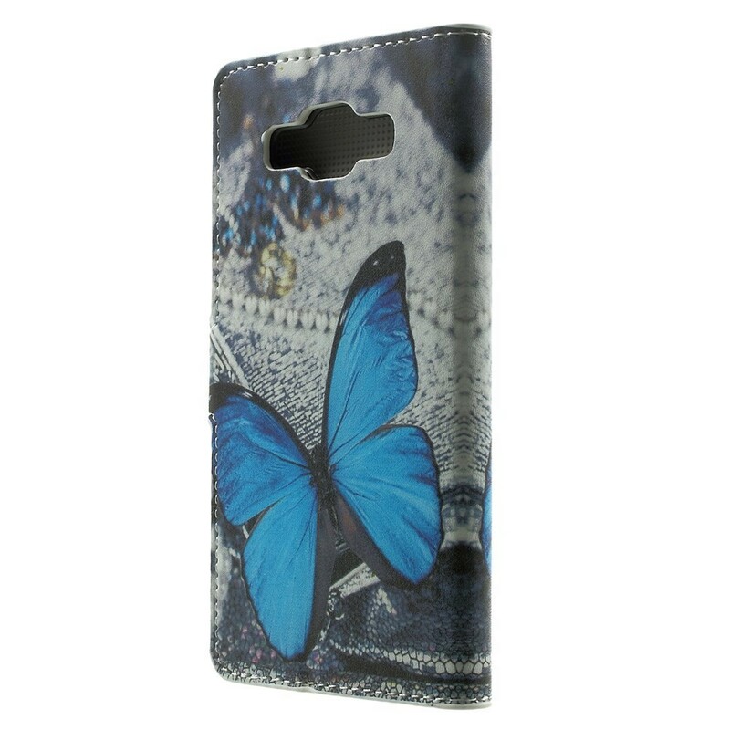Samsung Galaxy A5 Butterfly SkalBlå