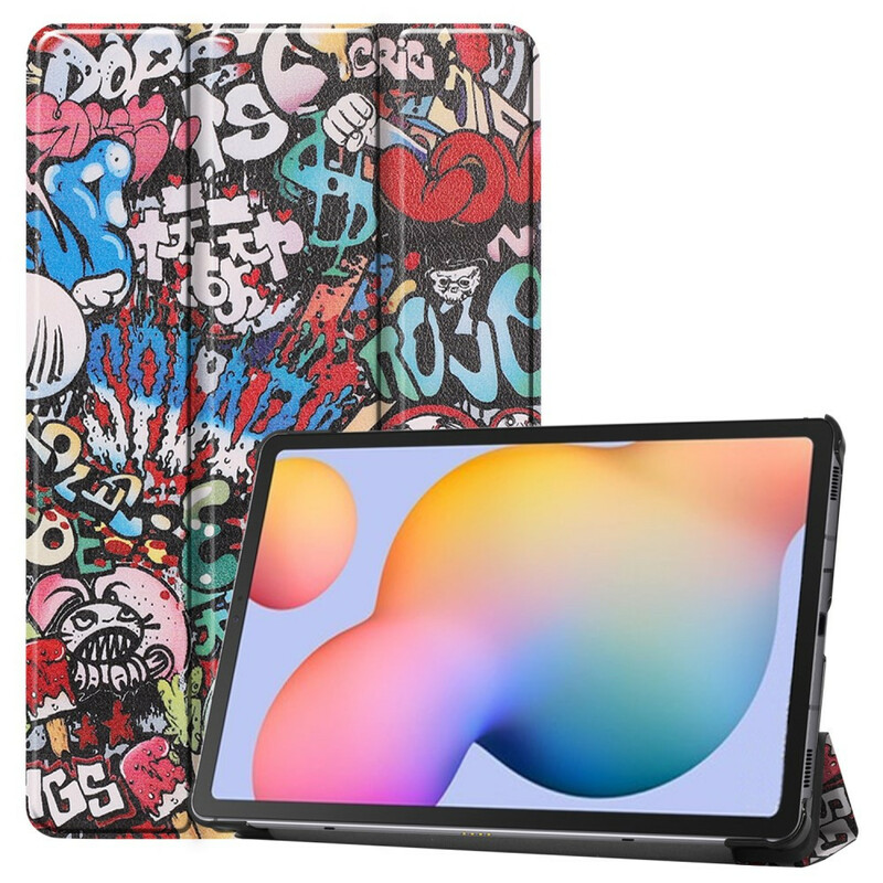 Smart SkalSamsung Galaxy Tab S6 Lite Graffiti Fun
