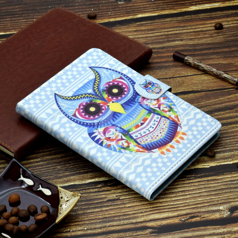 Samsung Galaxy Tab S6 Lite fodral Tribal Owl