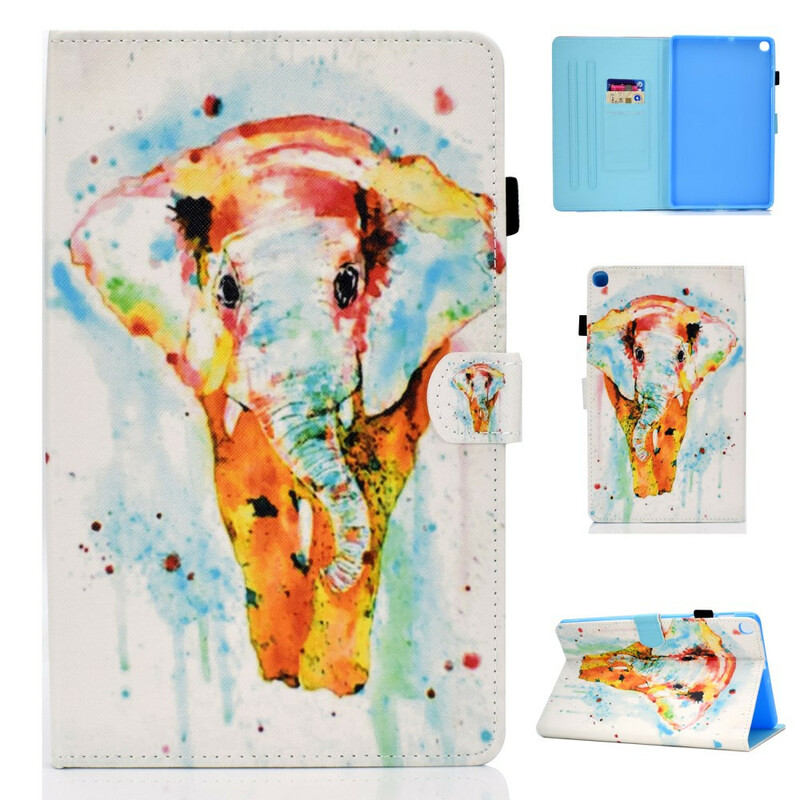 Samsung Galaxy Tab S6 Lite SkalWatercolour Elephant