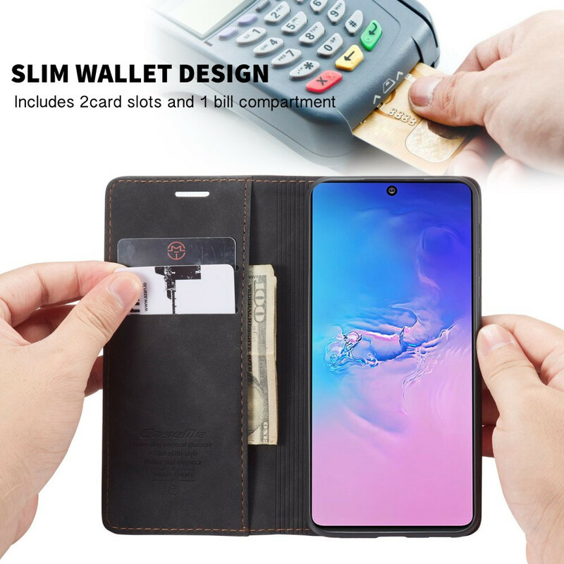 Flip Cover Samsung Galaxy S10 Lite Läder