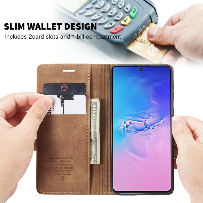 Flip Cover Samsung Galaxy S10 Lite Läder