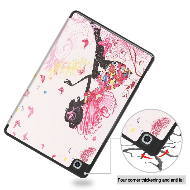 Smart SkalSamsung Galaxy Tab S6 Lite Pencil SkalFloral Fairy