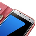 Samsung Galaxy S7 Edge fodral Håll dig lugn och glittra