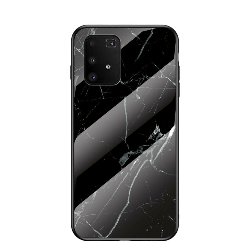 Samsung Galaxy S10 Lite Cover Premium Tempererat glas Färger