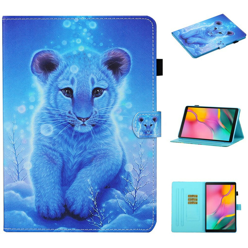 Samsung Galaxy Tab S6 Lite Tiger Baby fodral