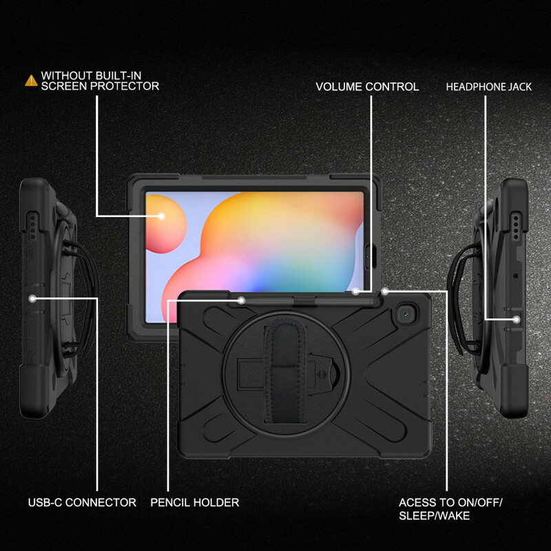 Samsung Galaxy Tab S6 Lite multifunktionellt fodral