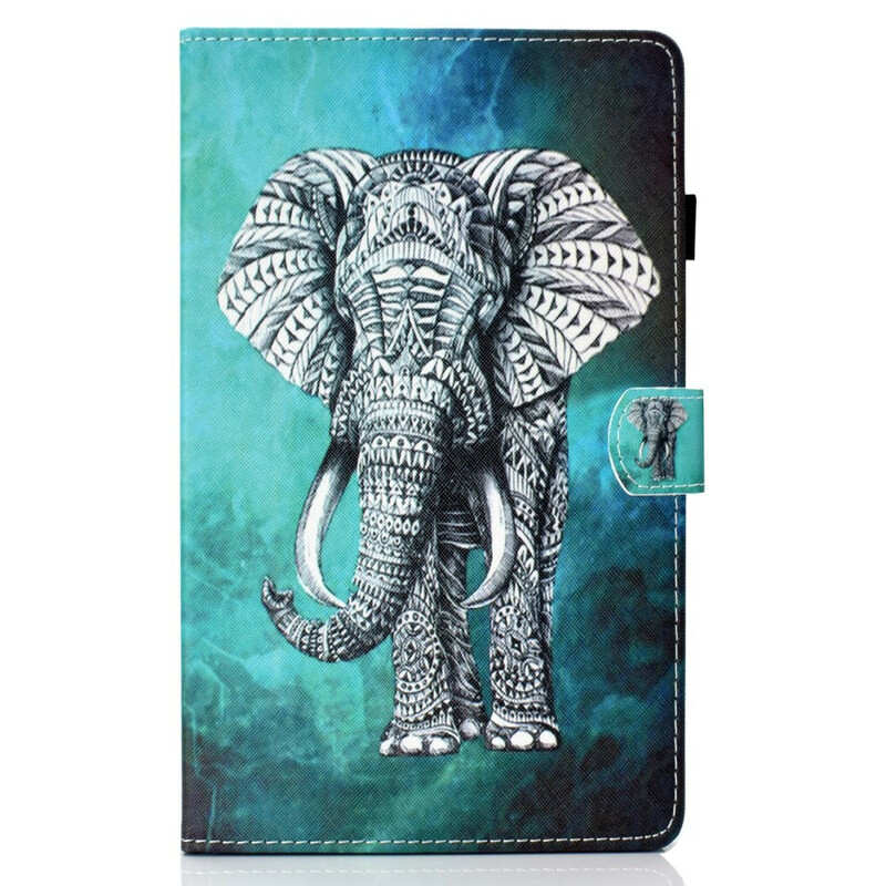 Samsung Galaxy Tab S5e fodral Tribal Elephant