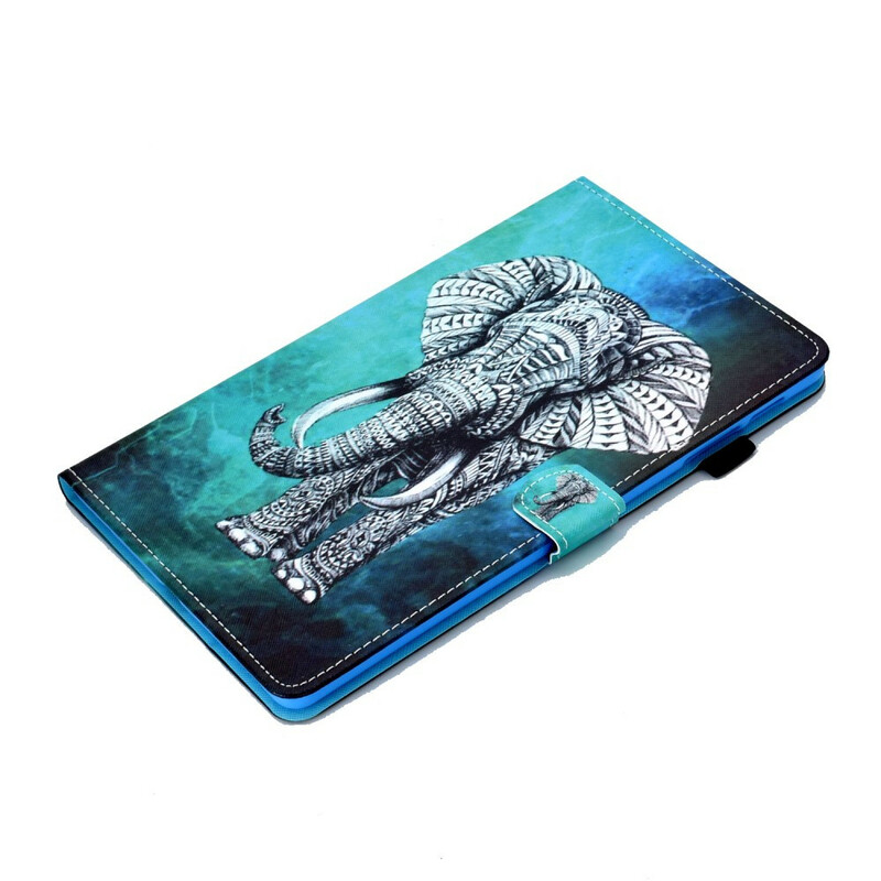 Samsung Galaxy Tab S5e fodral Tribal Elephant