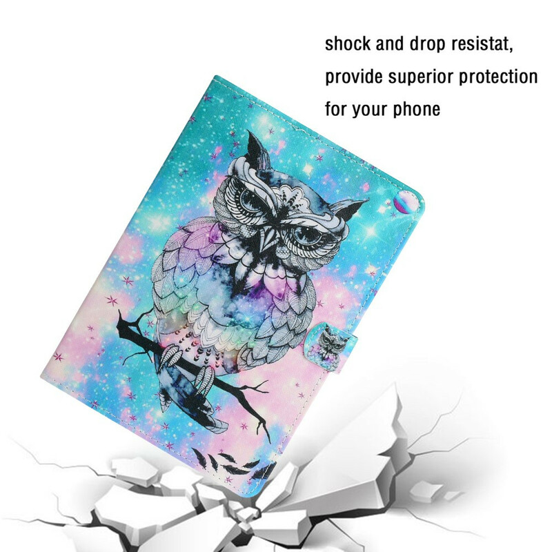 Samsung Galaxy Tab S5e fodral Owl Royal