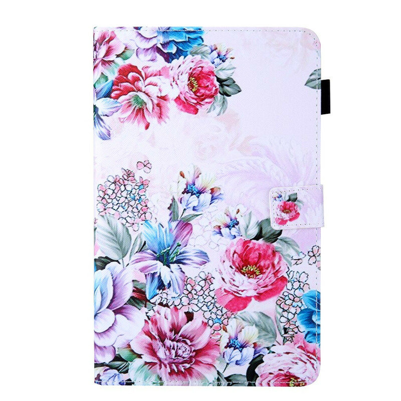 Samsung Galaxy Tab A 10.1 (2019) Väska Design Flowers