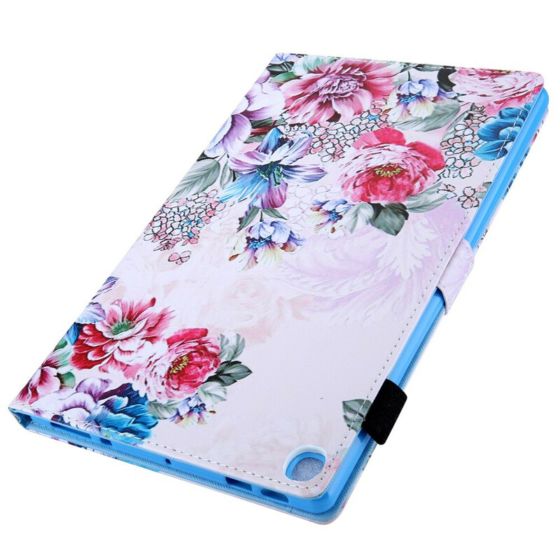 Samsung Galaxy Tab A 10.1 (2019) Väska Design Flowers