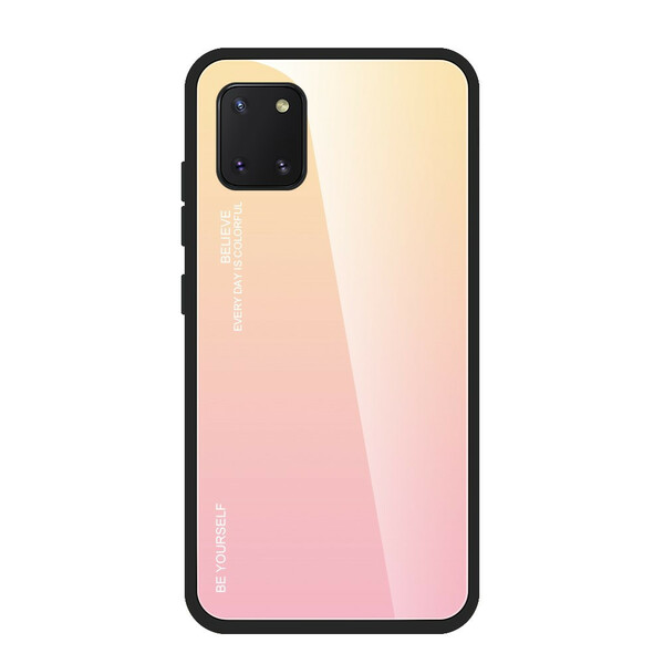 Samsung Galaxy S10 Lite Cover Tempererat glas Be Yourself