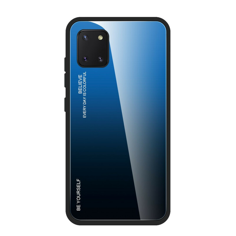 Samsung Galaxy S10 Lite Cover Tempererat glas Be Yourself