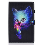 Samsung Galaxy Tab A 10.1 fodral (2019) Psycho Cat