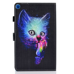 Samsung Galaxy Tab A 10.1 fodral (2019) Psycho Cat