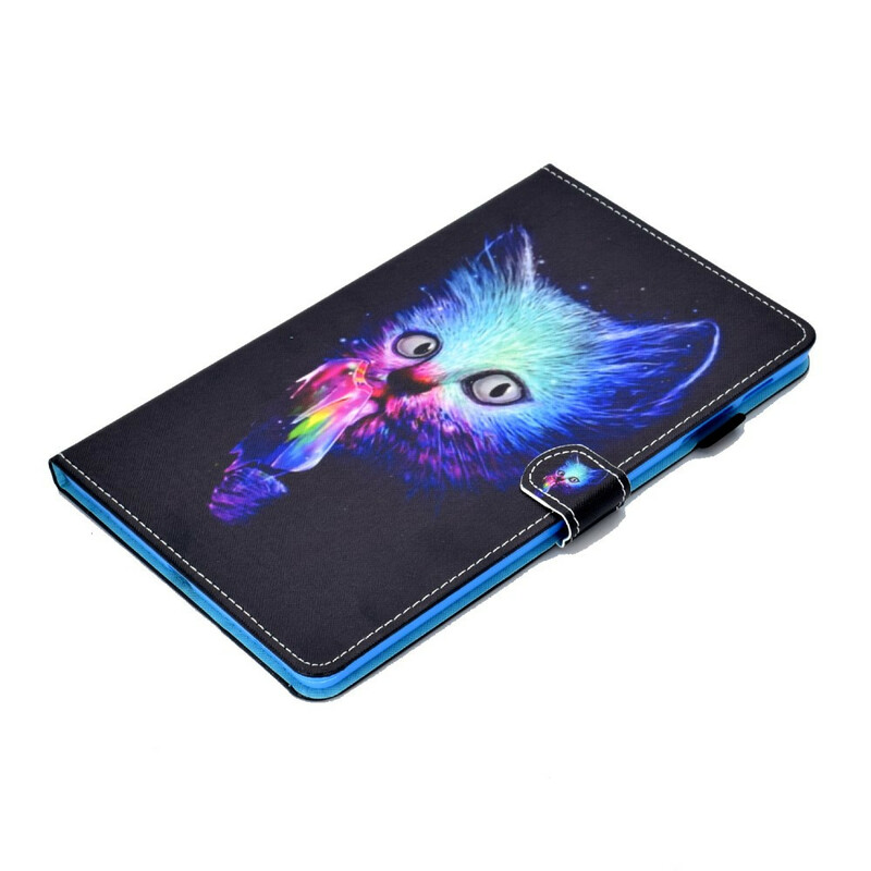 Samsung Galaxy Tab A 10.1 fodral (2019) Psycho Cat