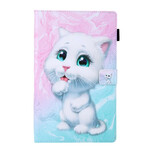 Samsung Galaxy Tab A 10.1 fodral (2019) Marble Kitten