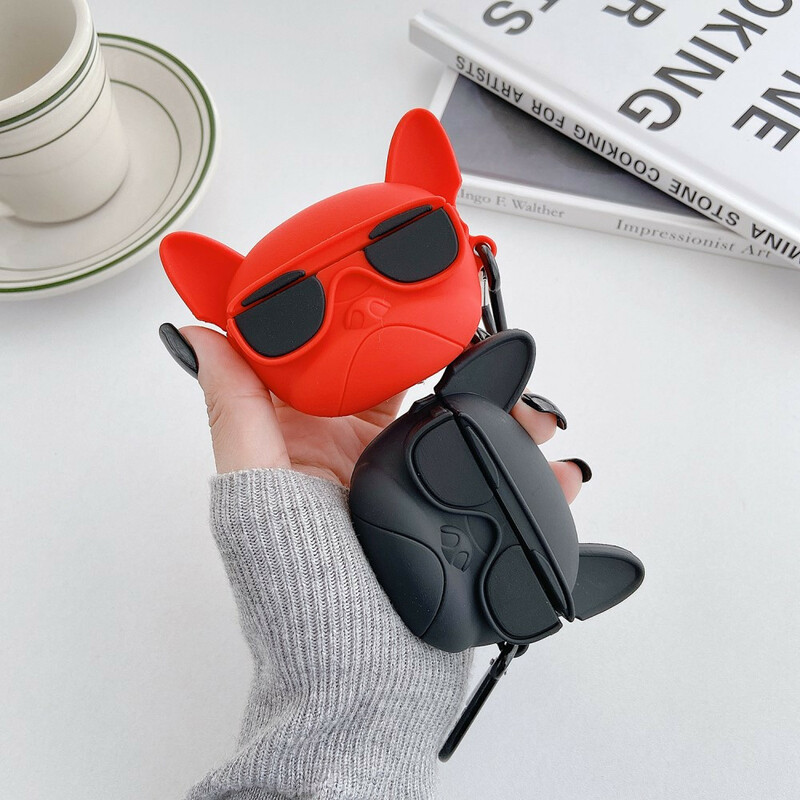 AirPods Pro Dog 3D-fodral med ring