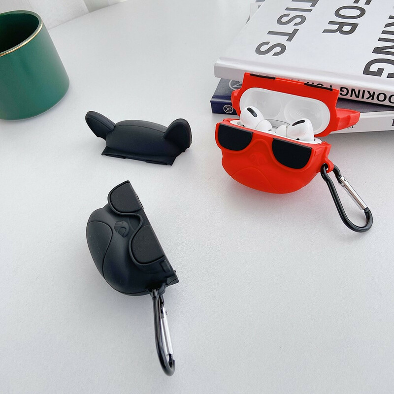 AirPods Pro Dog 3D-fodral med ring