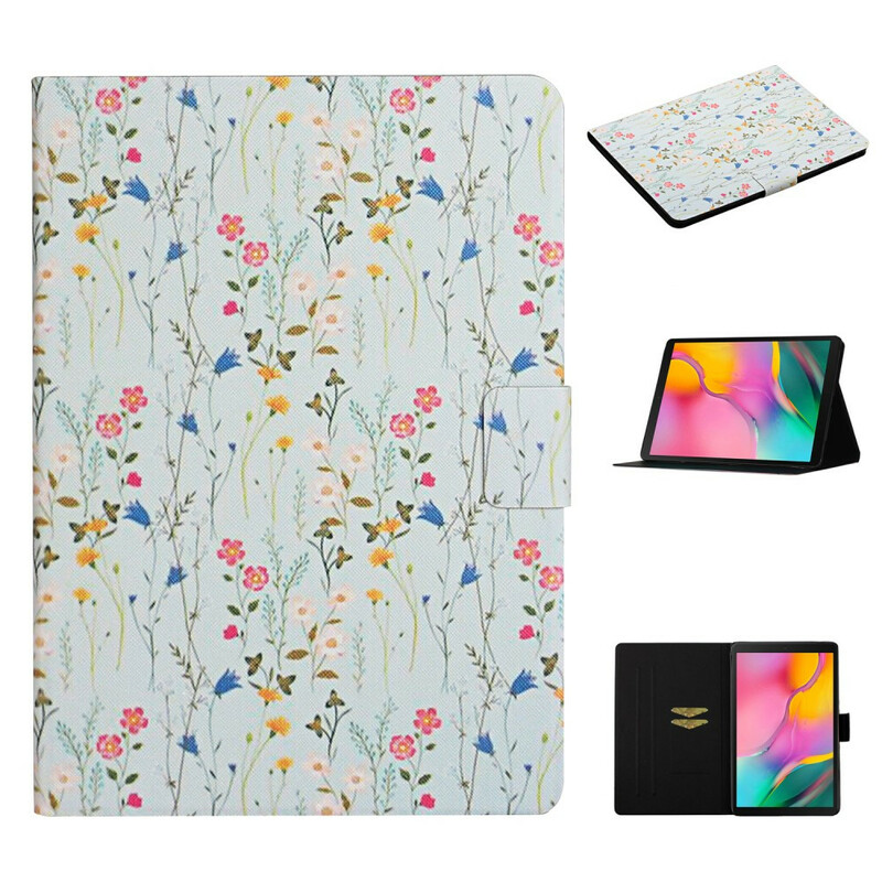 Fodral Samsung Galaxy Tab A 10.1 (2019) Blommor Blommor