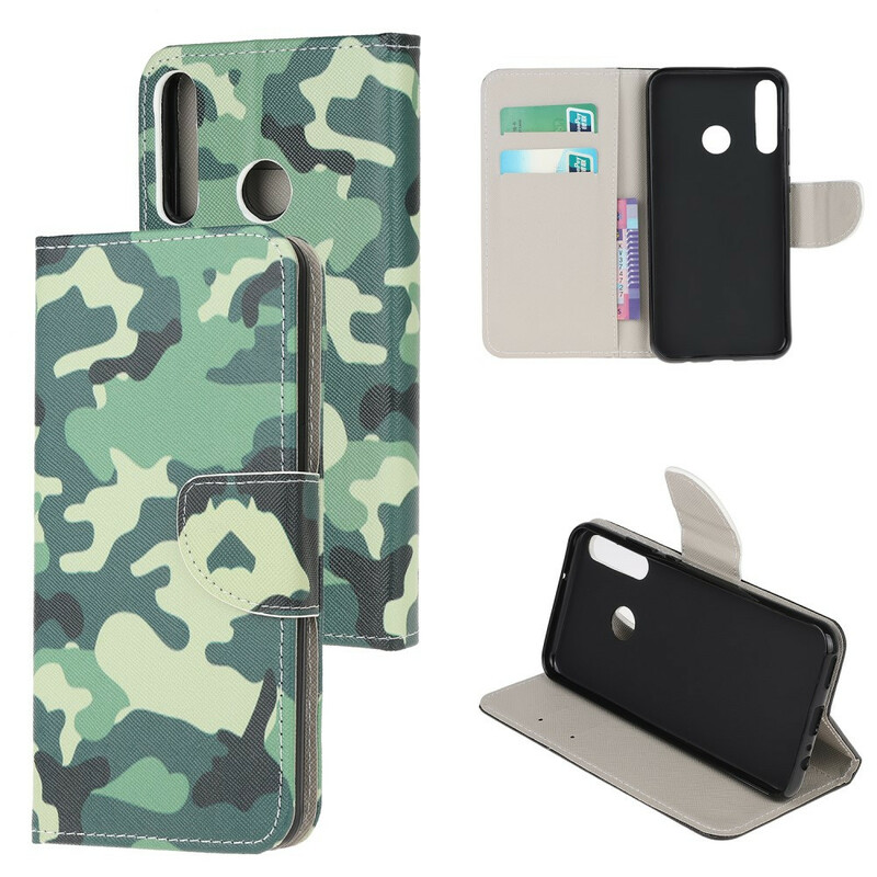 Huawei Y6p militärt kamouflagefodral