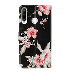 Flip Cover Huawei Y6p Myriad av blommor