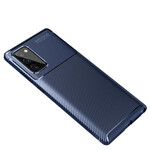 Samsung Galaxy Note 20 Soft Skal Carbon Fiber Texture