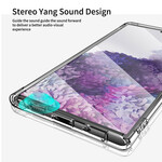 Samsung Galaxy Note 20 genomskinligt fodral LEEU skyddande kuddar