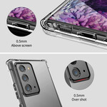 Samsung Galaxy Note 20 genomskinligt fodral LEEU skyddande kuddar