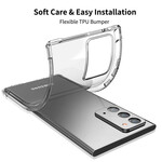 Samsung Galaxy Note 20 genomskinligt fodral LEEU skyddande kuddar