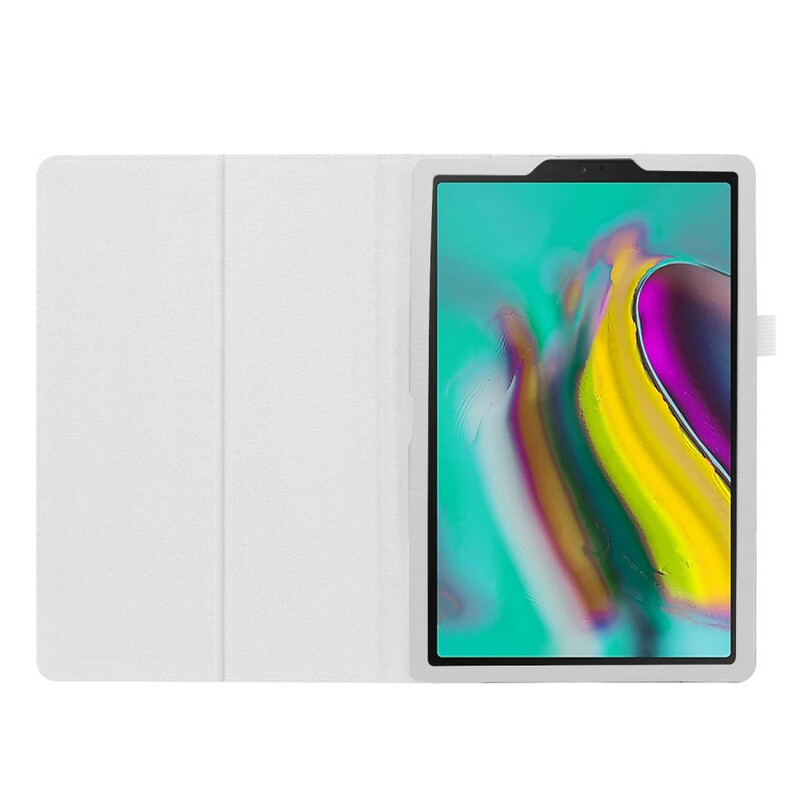 Samsung Galaxy Tab A 10.1 (2019) 2 flikar Faux Läder Litchi Case