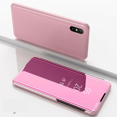 Skyddsomslag Xiaomi Redmi 9A Spegel och konstläder