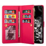 Samsung Galaxy Note 20 Glitter Wallet Zip Case