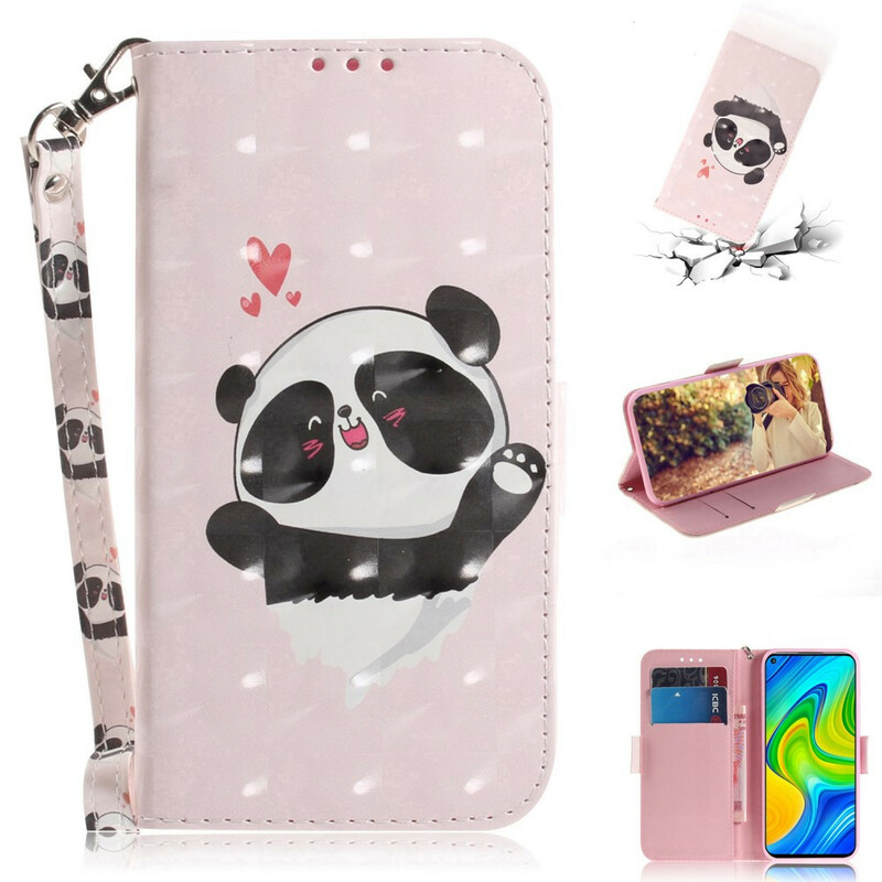 Xiaomi Redmi Note 9 Panda Love Rem Case