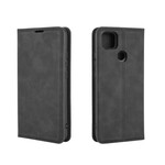 Flip Cover Xiaomi Redmi 9C Lädereffekt Business Style