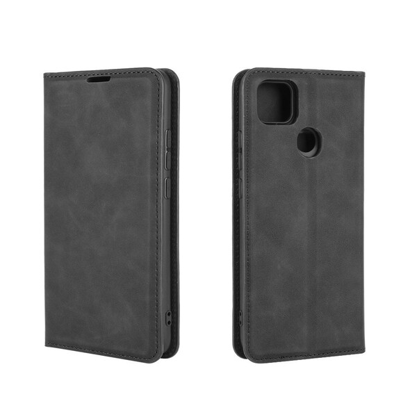 Flip Cover Xiaomi Redmi 9C Lädereffekt Business Style