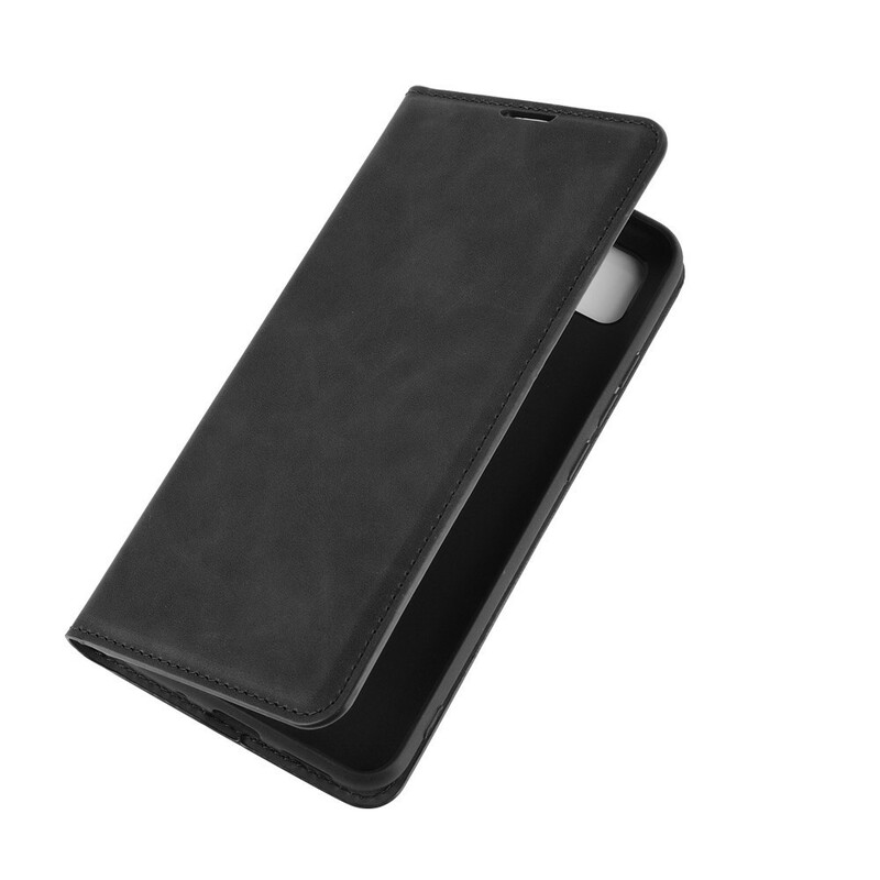 Flip Cover Xiaomi Redmi 9C Lädereffekt Business Style