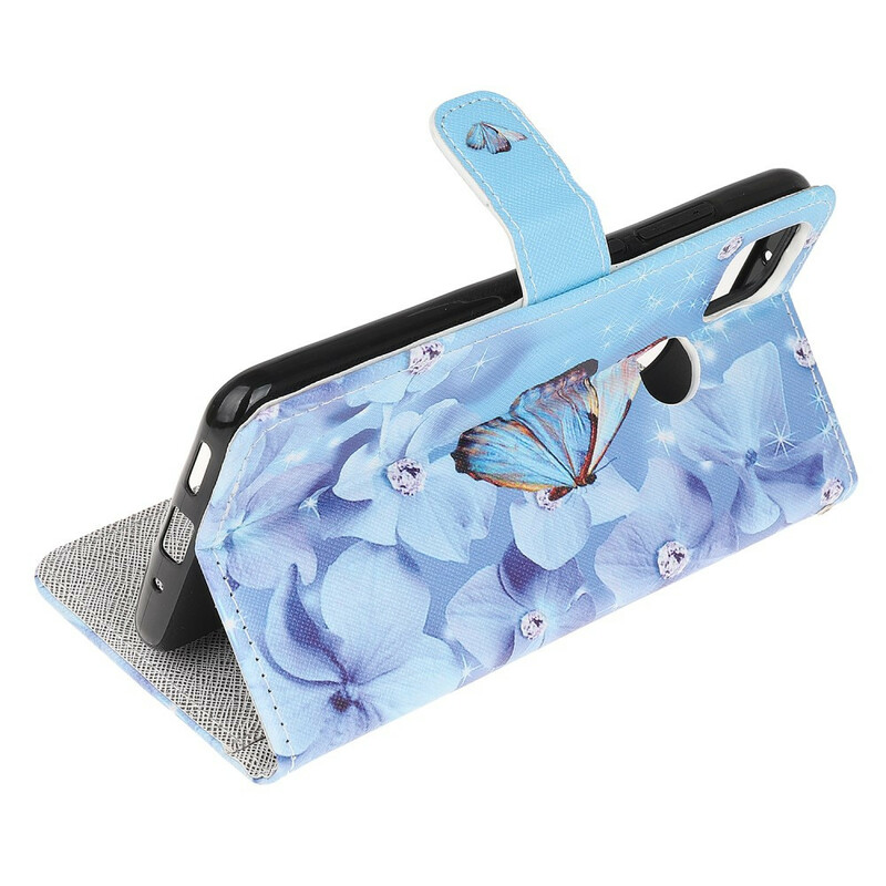 Xiaomi Redmi 9C Diamond Butterfly Rem Case