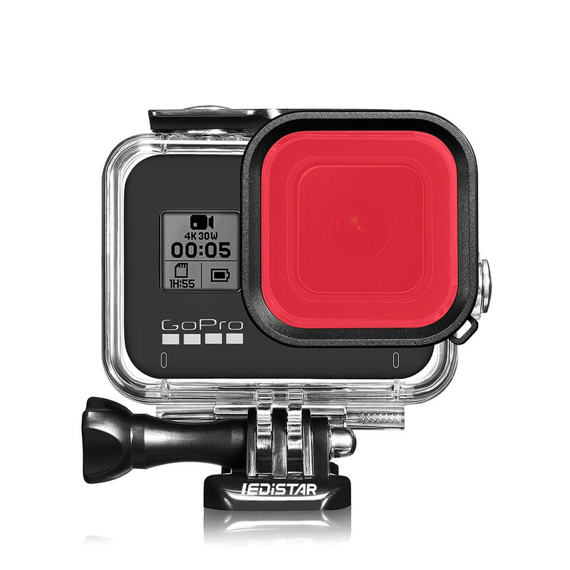 GoPro Hero 8 röd filterlins