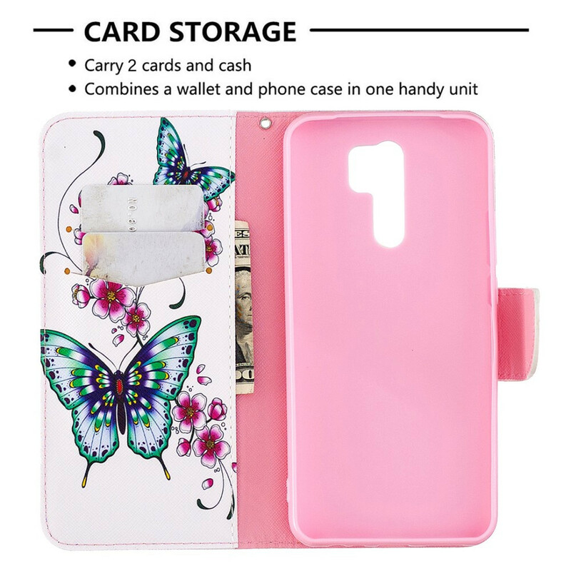 Xiaomi Redmi 9 Incredible Butterflies Case