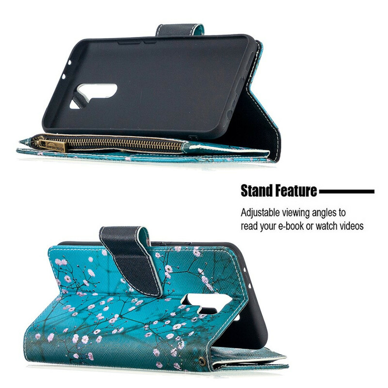 Xiaomi Redmi 9 Zip Pocket Tree Skalmed dragkedja