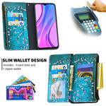 Xiaomi Redmi 9 Zip Pocket Tree Skalmed dragkedja
