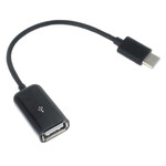 USB 3.1 Type-C till kvinnlig OTG-laddningskabel