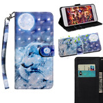 Xiaomi Redmi 9 Moon Wolf fodral Xiaomi Redmi 9 Moon Wolf fodral
