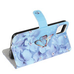 iPhone-fodral 12 Butterfly Diamonds med nyckelband