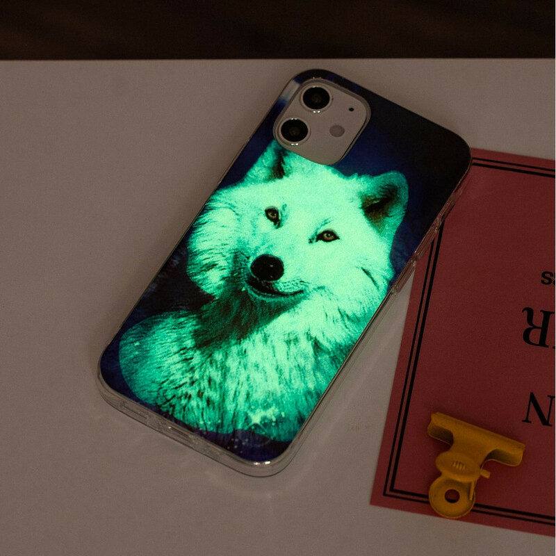 Fodral iPhone 12 Series Wolf Fluorescent