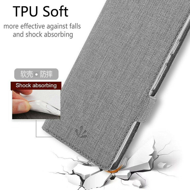 Flip Cover Samsung Galaxy Note 20 texturerat VILI DMX