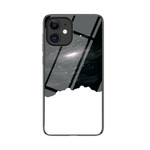 Fodral iPhone 12 Tempererat glas Starry Sky