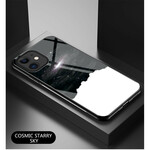 Fodral iPhone 12 Tempererat glas Starry Sky